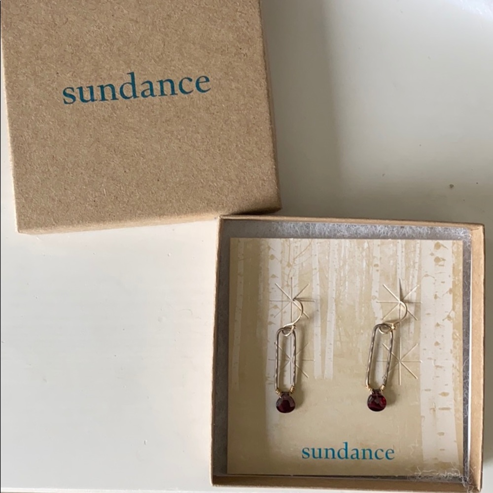 Sundance drop earrings.